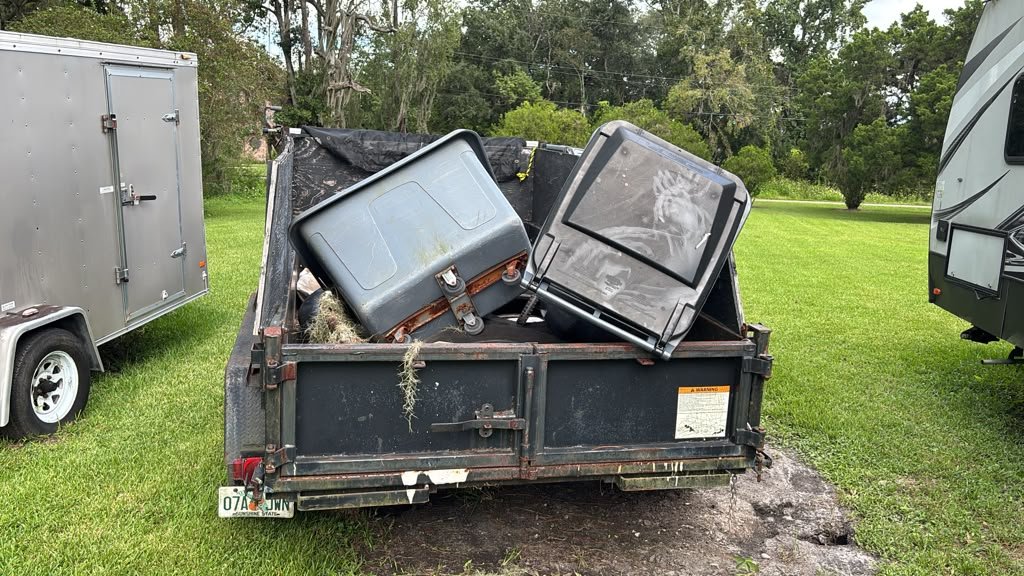 Black Haulmark enclosed trailer